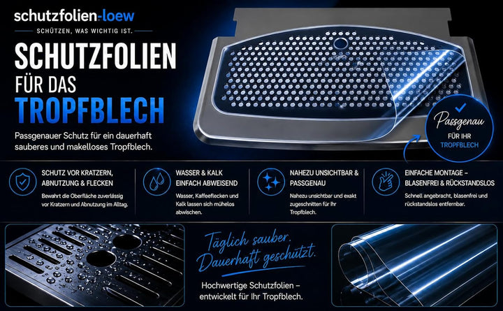 Schutzfolie für Saeco Xelsis SM7580 - SM7581 - SM7583 - SM7680 - SM7682 - SM7683 - SM7684 - SM7686 -