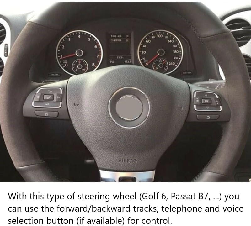 BlueMusic Bluetooth Audio Musik Adapter kompatibel für VW Polo Golf 6 Passat B7 RCD 310 RCD 510 RNS