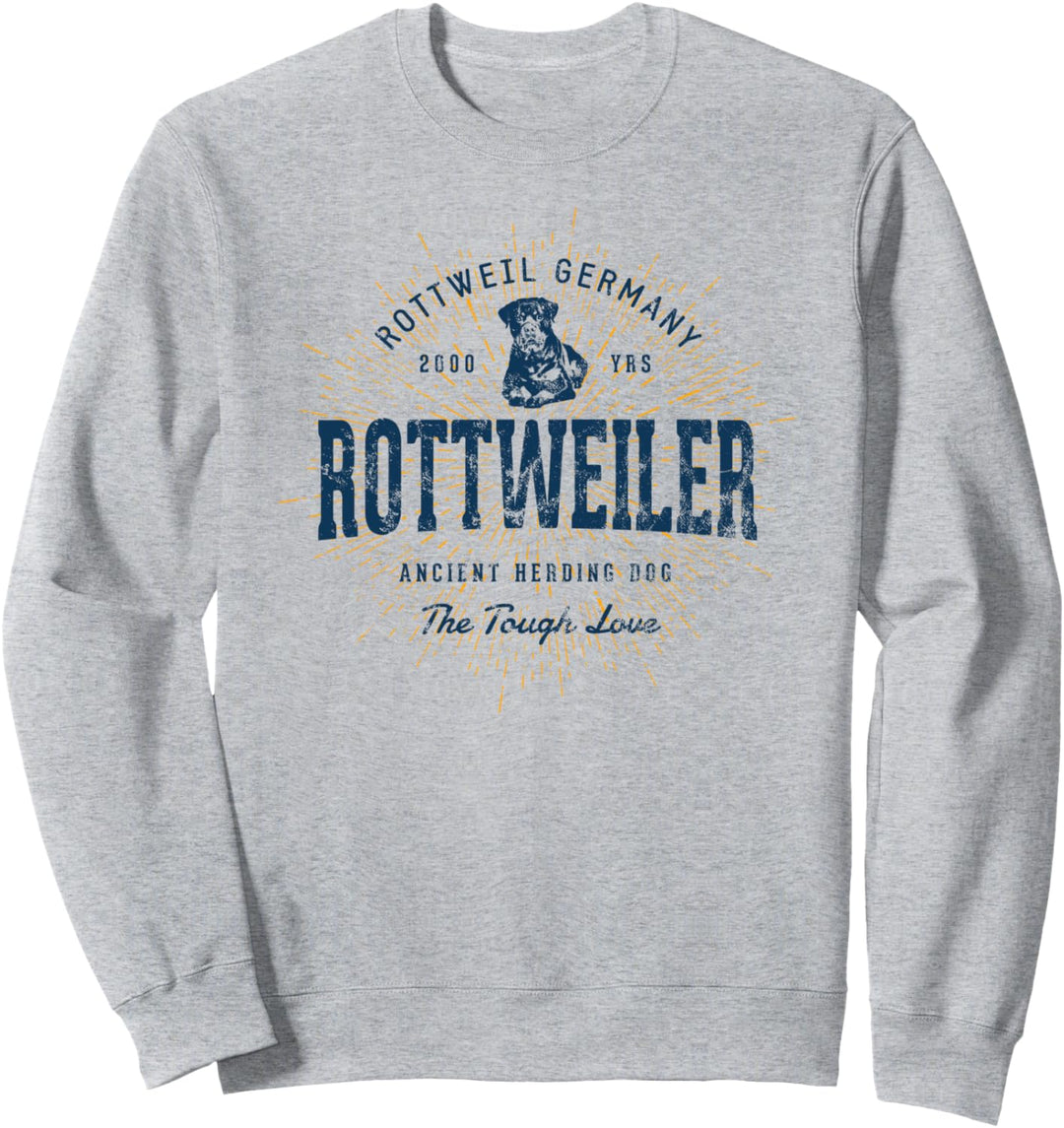 Rottis Retro Vintage Rottweiler Sweatshirt