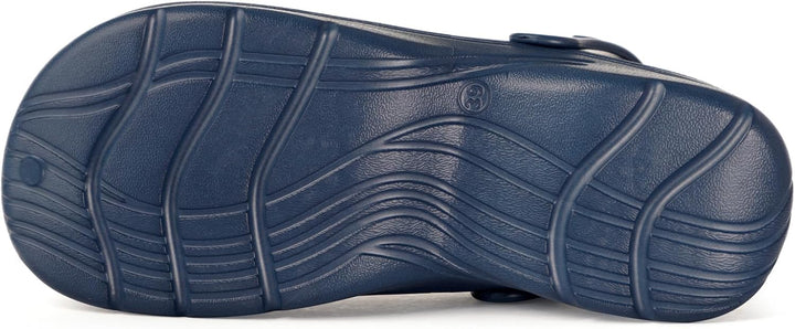 Hsyooes Clogs Damen Winter Gartenschuhe Herren Gefütterte Hausschuhe Wasserdicht Plüsch Pantoletten