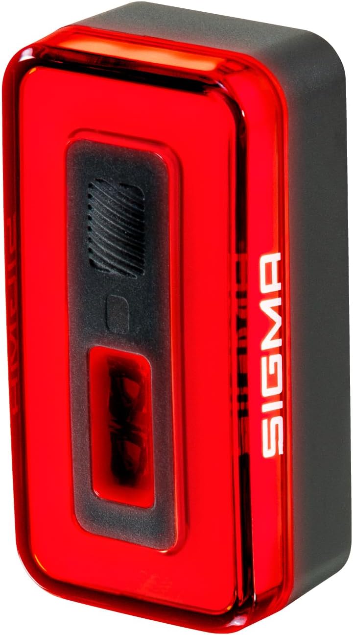 SIGMA HIRO 70 | StVZO zugelassenes COB-Fahrradrücklicht inkl. Bremslicht & Notfall-Bremslicht | USB-