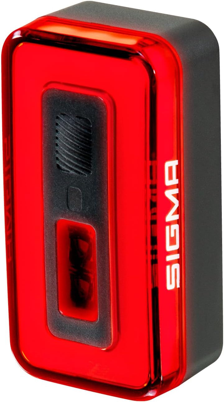 SIGMA HIRO 70 | StVZO zugelassenes COB-Fahrradrücklicht inkl. Bremslicht & Notfall-Bremslicht | USB-
