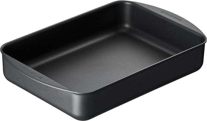 SCANPAN Classic 34 x 22 cm Roasting Pan, Black, 34 x 22 cm
