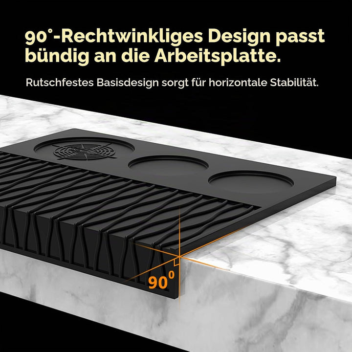 IKAPE Espresso-Stampfmatte, lebensmittelechte Silikon-Kaffeestampfmatte, Portafilter-Stampfmatte, Es