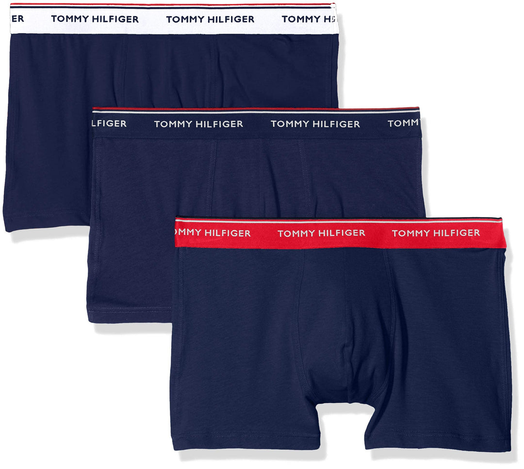 Tommy Hilfiger Herren Trunk (3er Pack) S Mehrfarbig (Multi / Peacoat), S Mehrfarbig (Multi / Peacoat