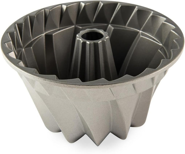 Nordicware Backform Gugelhupf, Aluminiumguss, Silber, 22,9 x 22,9 x 13,5 cm, Silber