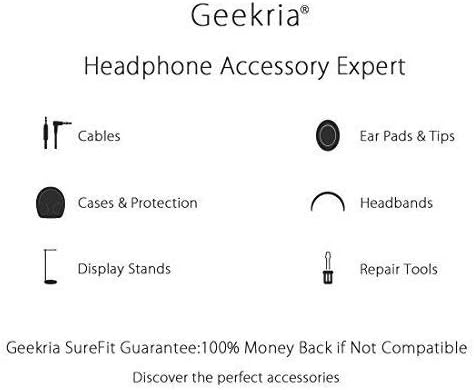 Geekria Tasche Kopfhörer für K545, K619, K67, K167, M50, M50x, ANC29, ESW10, WS77, XB950BT, XB920 He