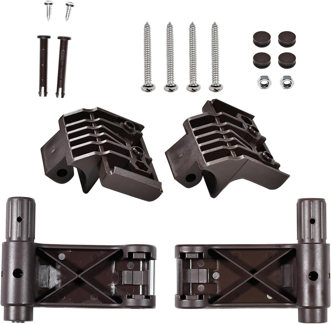 Griffhebel-set und Konsolen-Set Braun Ersatzteil für Braas Atelier-Fenster Kompatibel mit BA/DA 1992