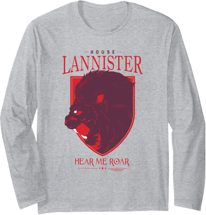 Game of Thrones Lannister Hear Me Roar Langarmshirt
