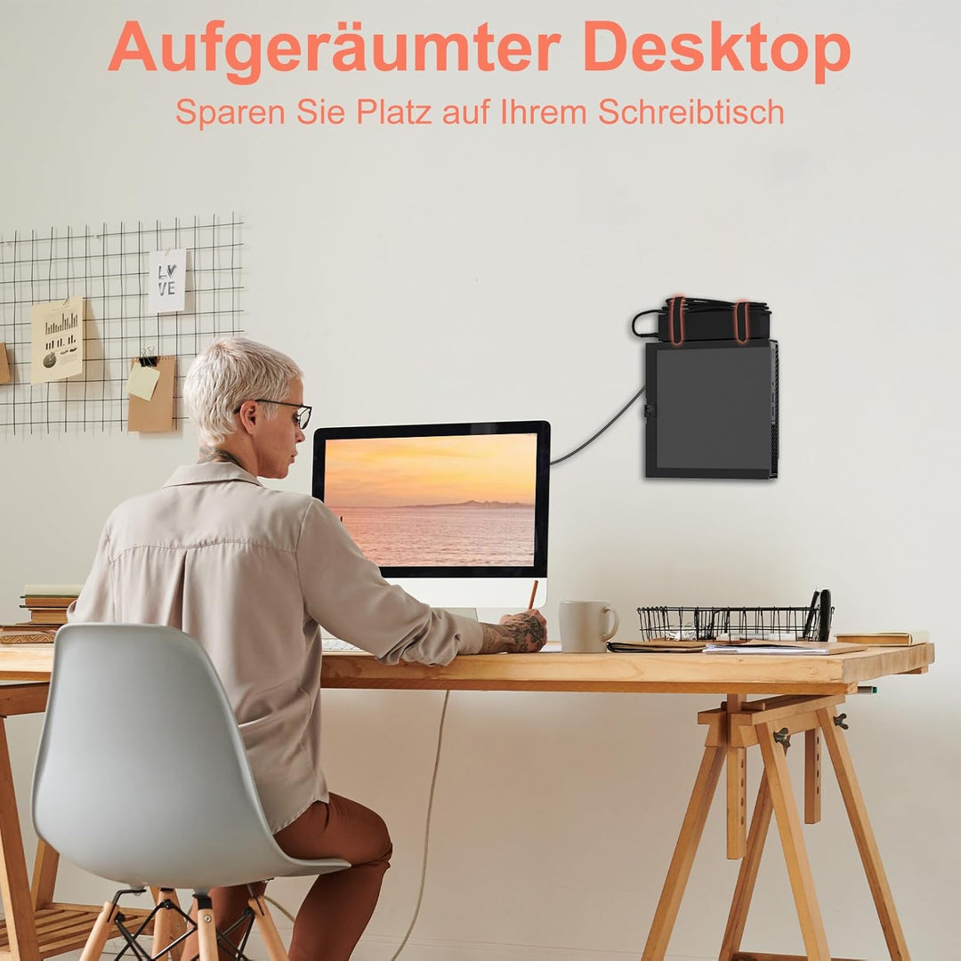 Halterung für HP Desktop Mini PC Halterung VESA/Wand/Unter Schreibtisch Halterung für HP EliteDesk 8