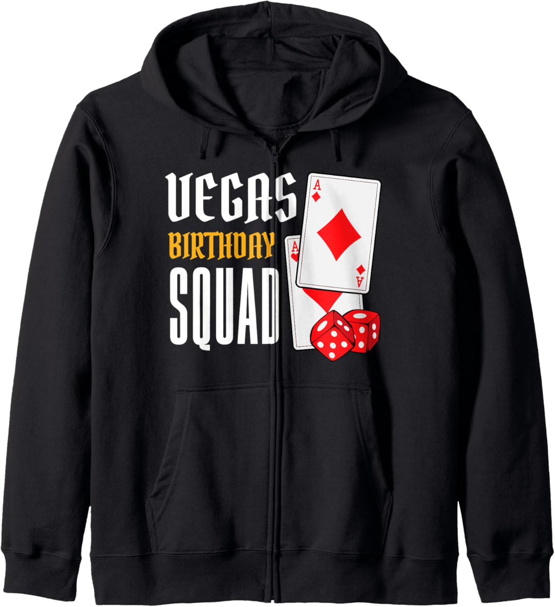 Vegas Birthday Squad Nevada USA Amerika Urlaub Party Lustig Kapuzenjacke