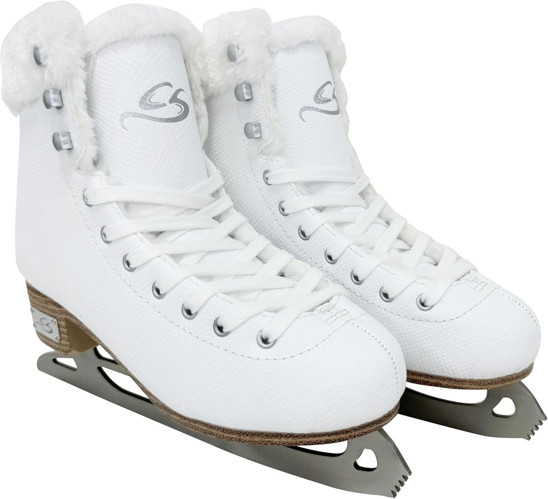 Cox Swain Klassische Eislauf Schlittschuhe ICEPEARL, für Damen und Kinder, bequem, warm gefüttert -