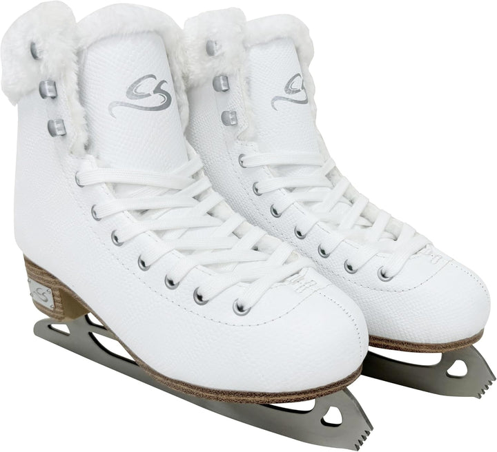Cox Swain Klassische Eislauf Schlittschuhe ICEPEARL, für Damen und Kinder, bequem, warm gefüttert -