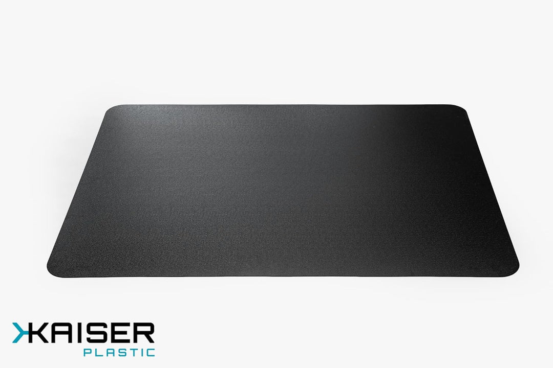 KAISER plastic® Grillmatte | Unterlage | 117 x 153 cm | Schwarz | Made-In-Germany | Für Terrasse - G