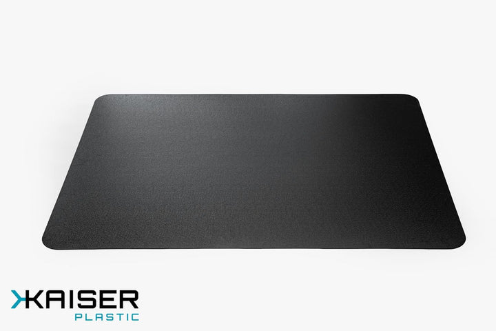 KAISER plastic® Grillmatte | Unterlage | 117 x 153 cm | Schwarz | Made-In-Germany | Für Terrasse - G