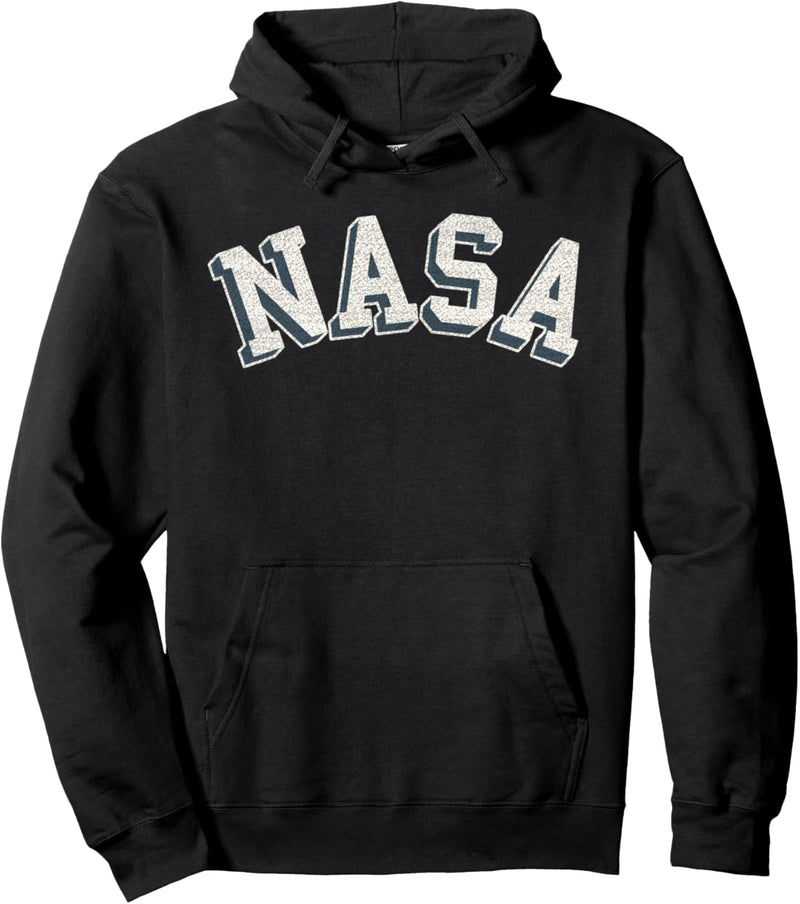 NASA Curved 3D Bold Logo Pullover Hoodie