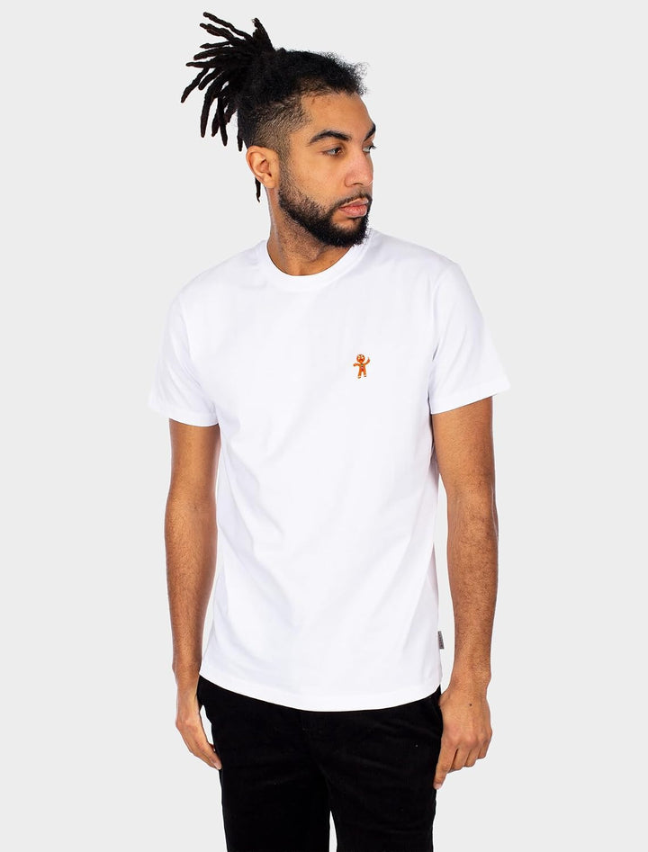 IRIEDAILY Cookieman Emb Tee T-Shirt Herren Shirt S Weiss, S Weiss