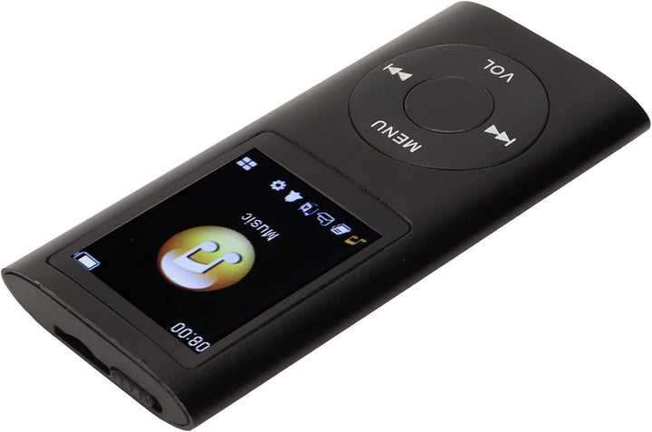 MP3 Player, Digitaler MP4-Player Tragbarer Musikplayer mit Kopfhörer, Unterstützt Bis zu 64 GB TF-Ka