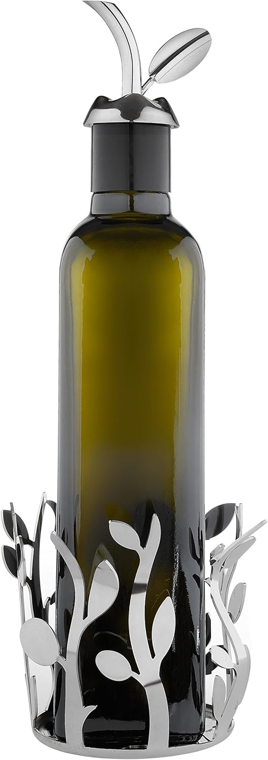 Alessi MSA32/TAP Ausgiesser für Ölflaschen Edelstahl glänzend poliert, 3.2 x 10 x 15 cm