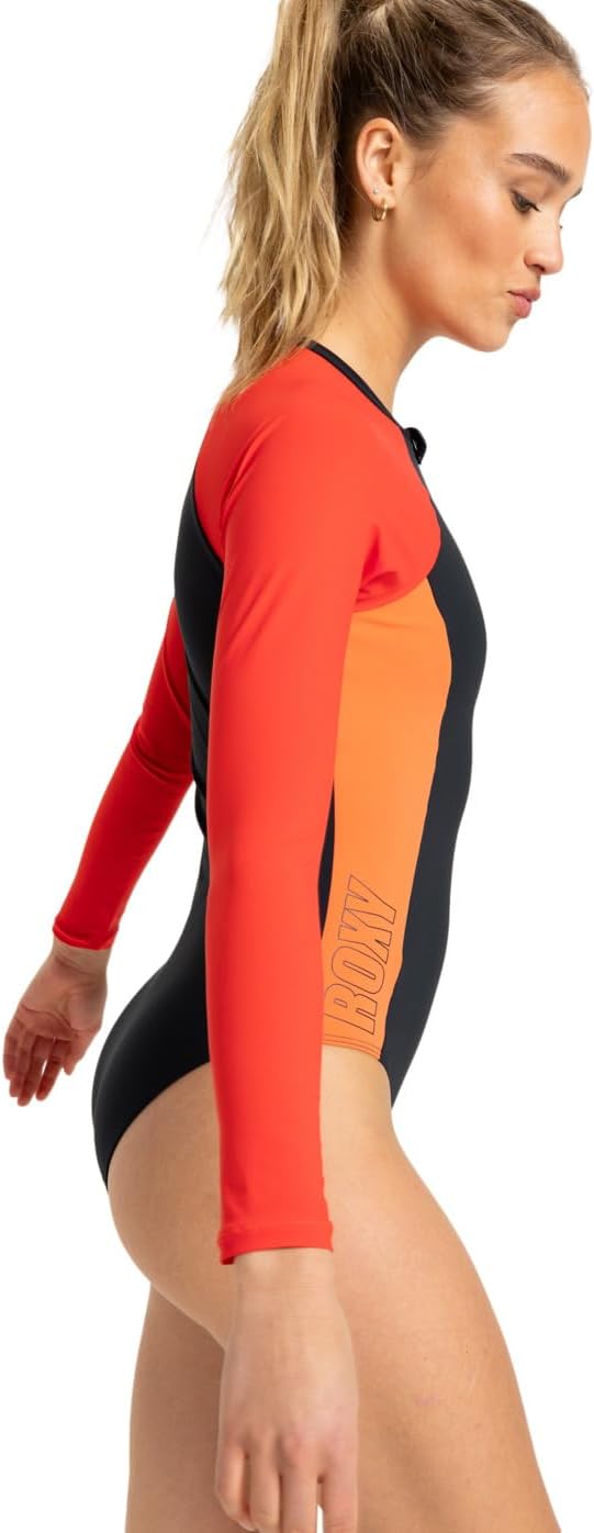 Roxy Damen Active Onesie Sd L/SL Surf Tee (1er Pack) XS Anthracite, XS Anthracite