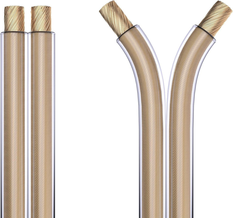 PureLink Lautsprecherkabel OFC 2 x 4,00mm² (0,10mm), 30,0m, transparent, Set mit 8 Bananensteckern 3