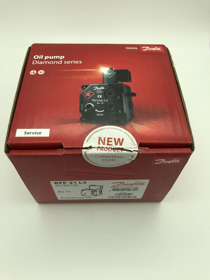 Danfoss Diamond Serie Ölbrennerpumpe Typ BFP 21L3 links, 071N7170 Servicepumpe