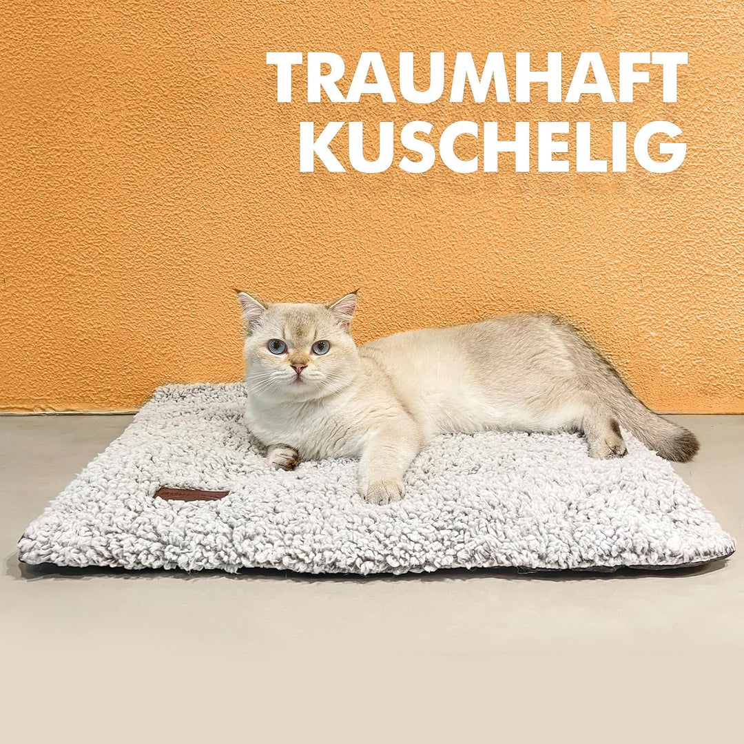 Mora Pets Selbstheizende Katzendecke Heizdecke für Katze Hunde Wärmedecke Selbstwärmend Decke Katze
