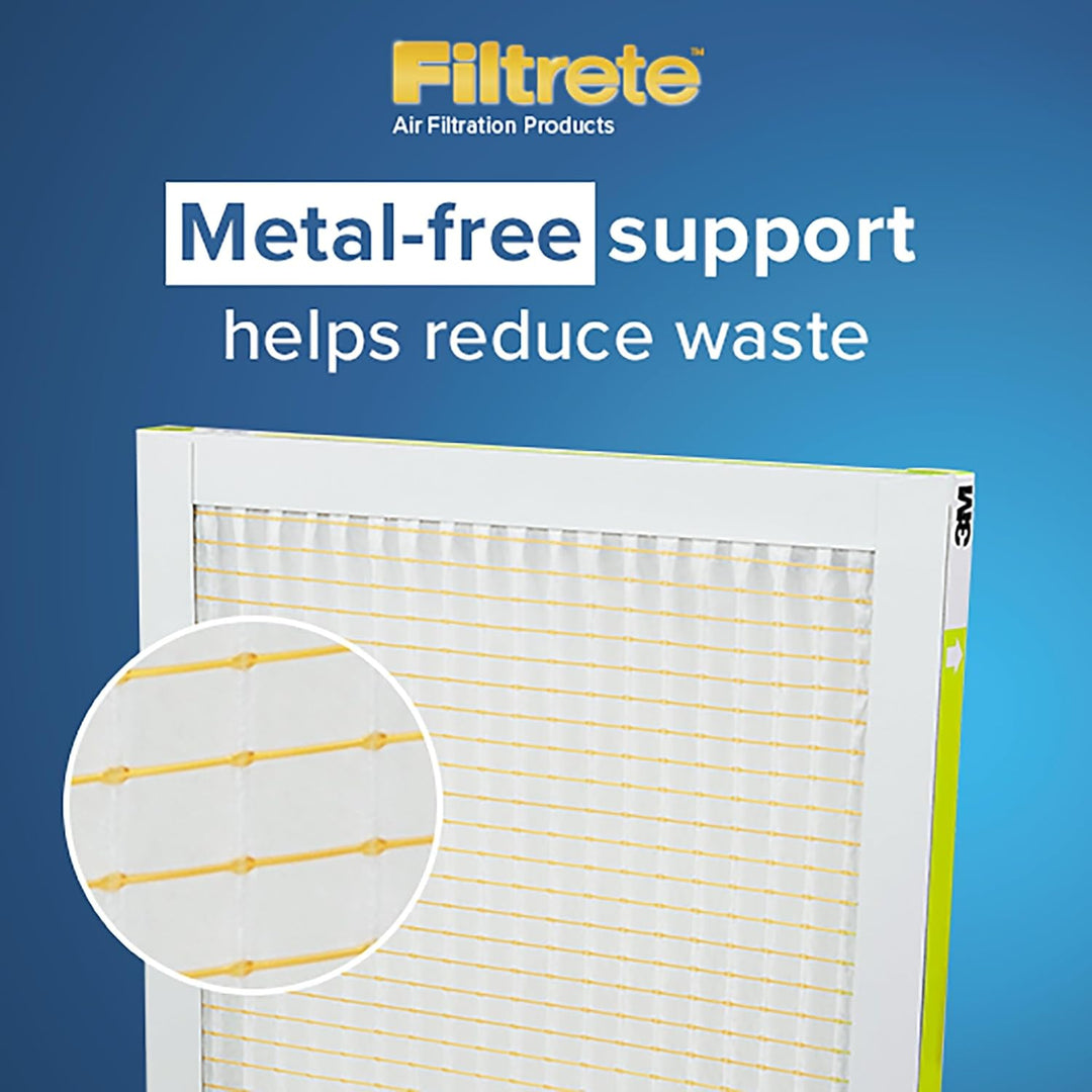 Filtrete 16 x 20 x 1 AC Ofen-Luftfilter, Merv 8 MPR 700, Staub, Pollen und Haustierschuppen, 4 Stück