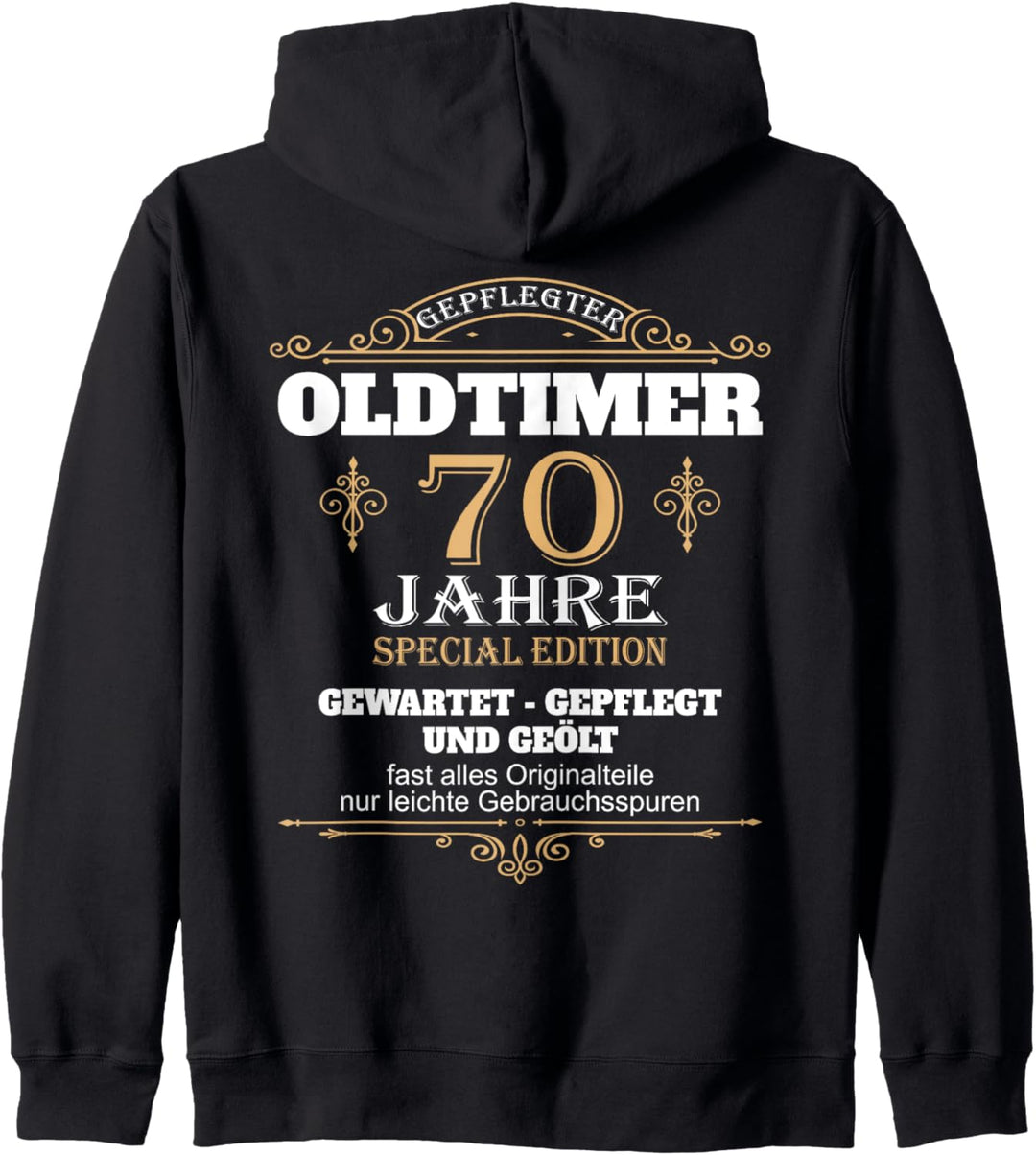 70 Geburtstag Oldtimer Vater Mann 70er Papa 70 Jahre Opa Kapuzenjacke