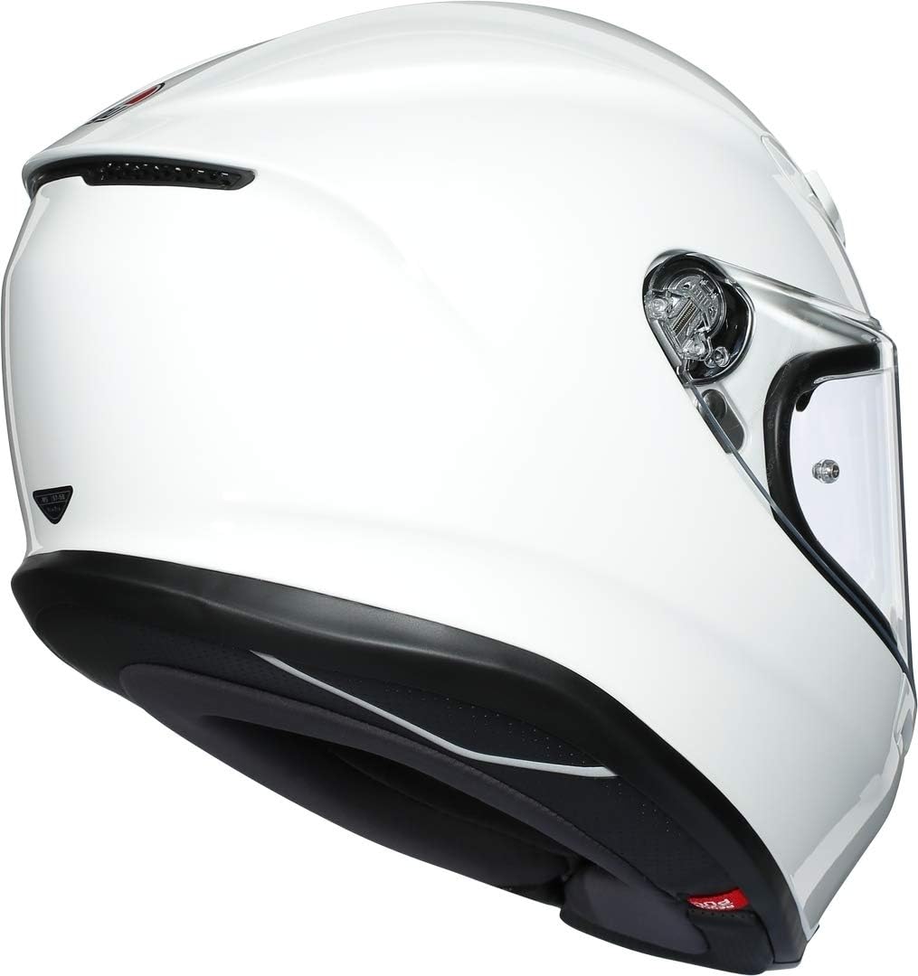 AGV Herren K6 Motorrad Helm XXL Weiss, XXL Weiss