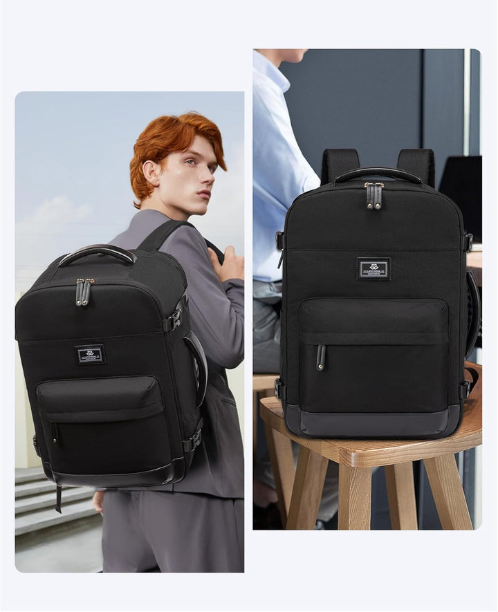 LOVEVOOK Rucksack Handgepäck Flugzeug, Reiserucksack Herren Damen Gross, 40L Cabin Bag Bordgepäck Ru