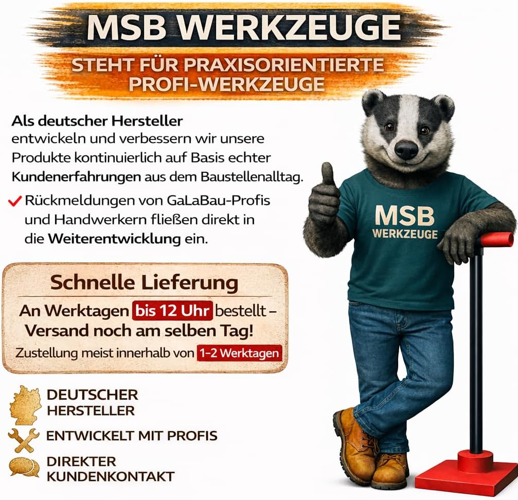 MSB - Werkzeuge NEU! Pflanzringzange - Pflanzsteinzange - Zange - Bordsteinzange - Plattenheber