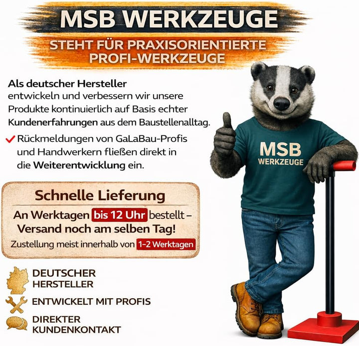 MSB - Werkzeuge NEU! Pflanzringzange - Pflanzsteinzange - Zange - Bordsteinzange - Plattenheber