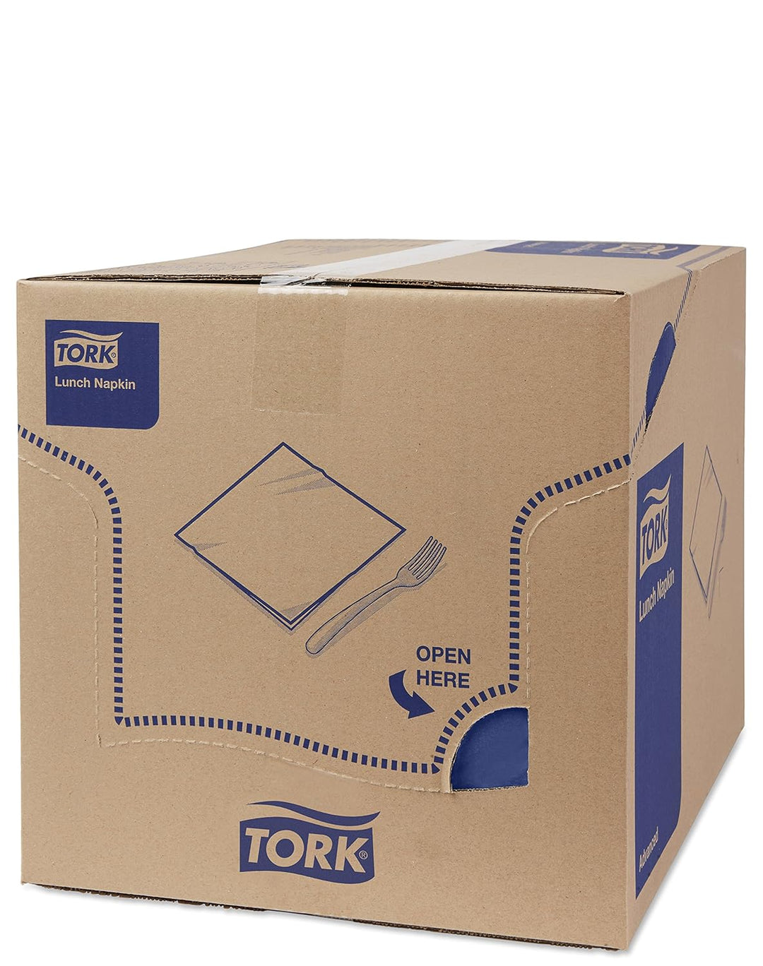 Tork 477412 Soft Lunchservietten Dunkelblau / 3lagige, saugfähige Papierservietten in Blau / Vielfäl