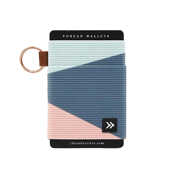 Thread Wallets Schlanke, minimalistische Brieftasche, Kreditkartenetui mit Vordertasche (Einheitsgrö
