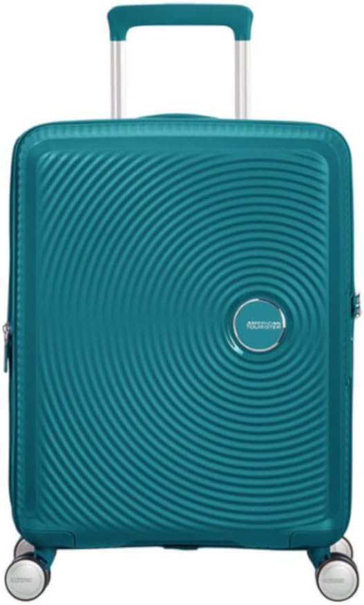 American Tourister Soundbox - Spinner S Erweiterbar Handgepäck, 55 cm, 41 L, Grün (Jade Green) Grün