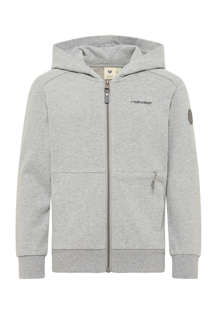 Ragwear Axell Organic Jungen Sweatjacke mit Kapuze Sweat Strickjacke Cardigan Übergangsjacke Jacke S