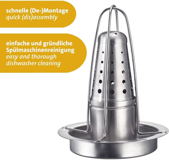 Westmark Hähnchengriller – Praktischer Helfer für das gleichmässige und krosse garen Ihrer Brathähnc