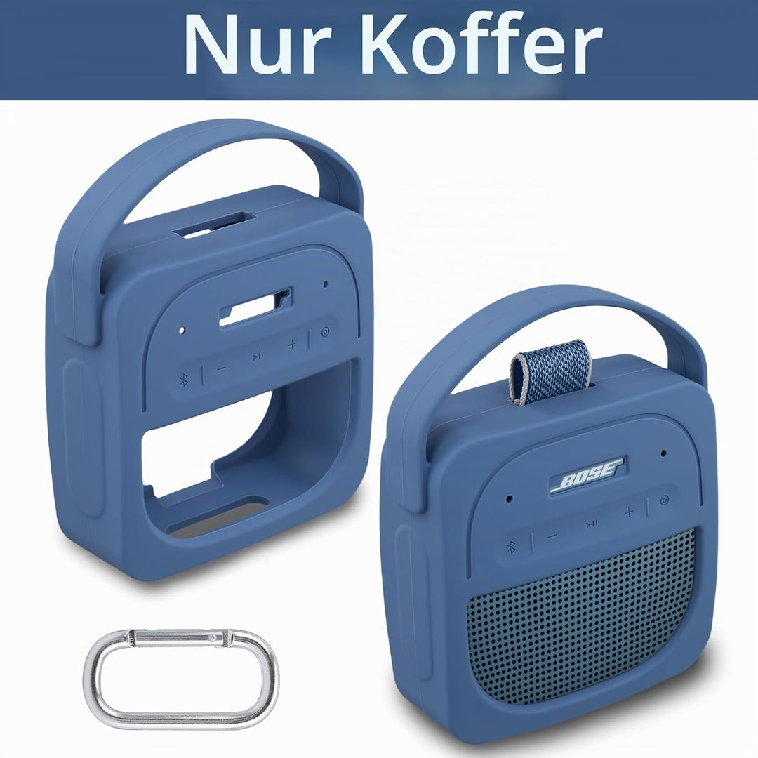 Aenllosi Silikon-Schutzhülle für tragbaren Bluetooth-Lautsprecher Bose New SoundLink Micro (2. Gen.)