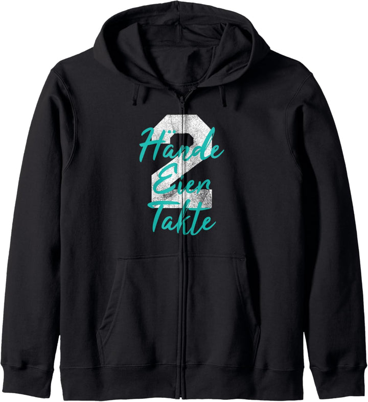 2 Hände 2 Eier 2 Takte witziger Spruch und Geschenk Kapuzenjacke