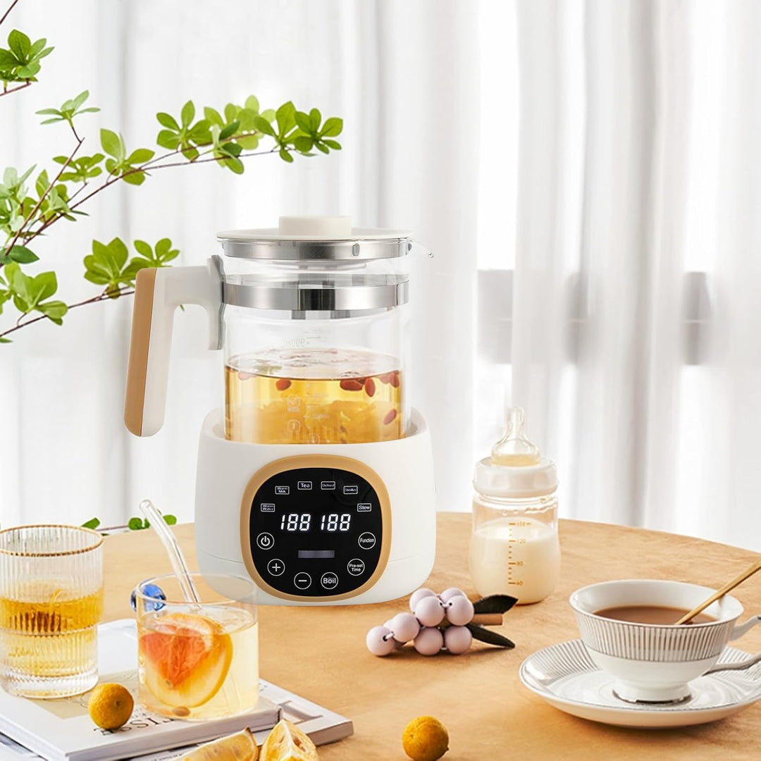 Babyflaschen Wärmer, 1300ml Flaschenwärmer Baby Unterwegs, Geräuscharm, Einstellbare Temperatur und