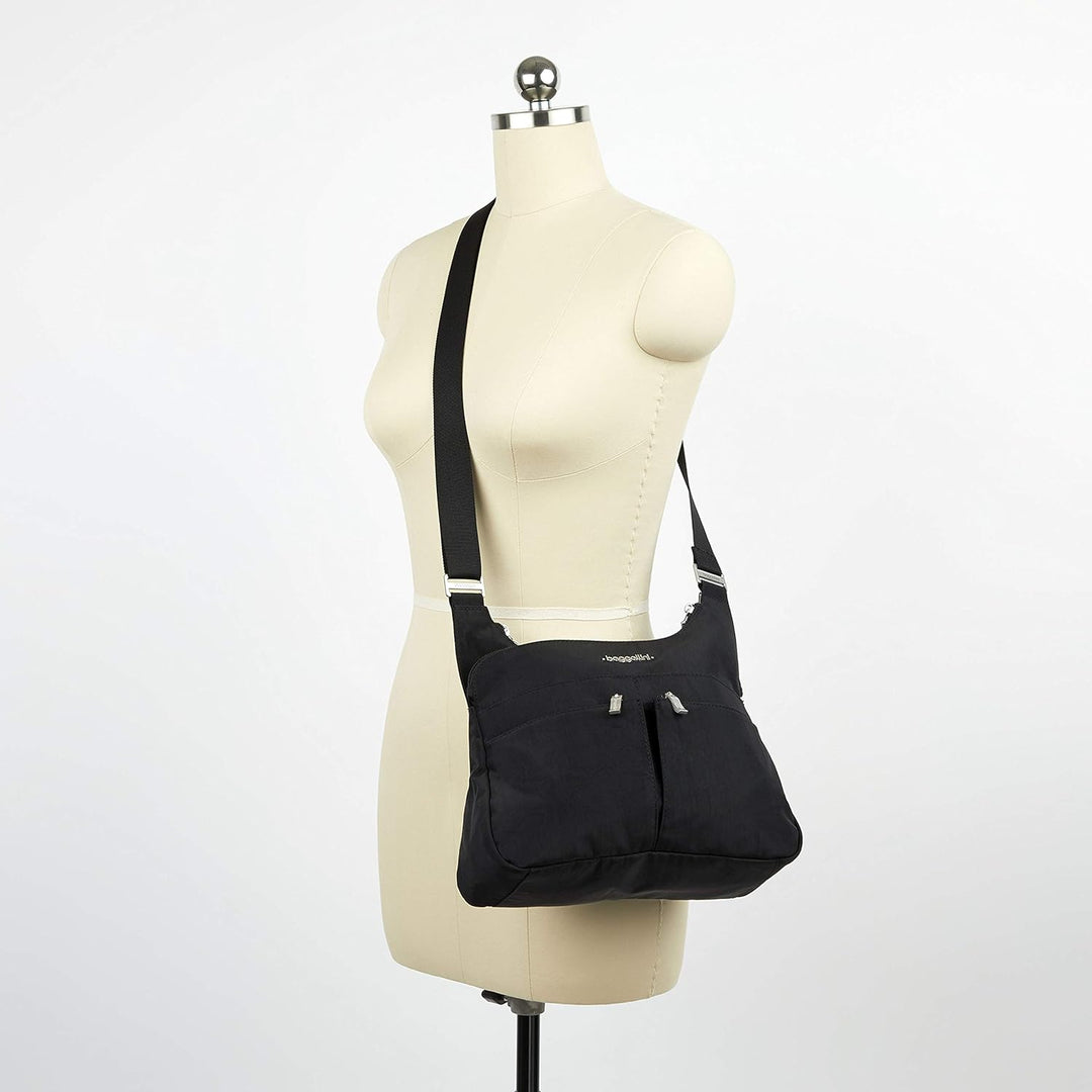 Baggallini Cross-Over-Crossbody-Tasche – leicht, wasserabweisend Portobello, Portobello