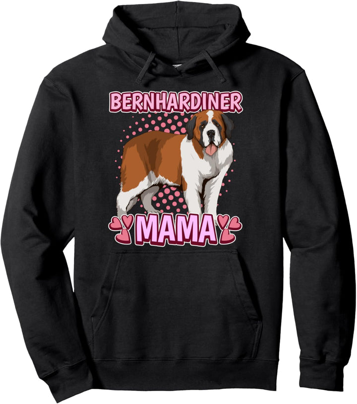 Damen Bernhardiner Mama Hundehalter Bernhardiner Pullover Hoodie