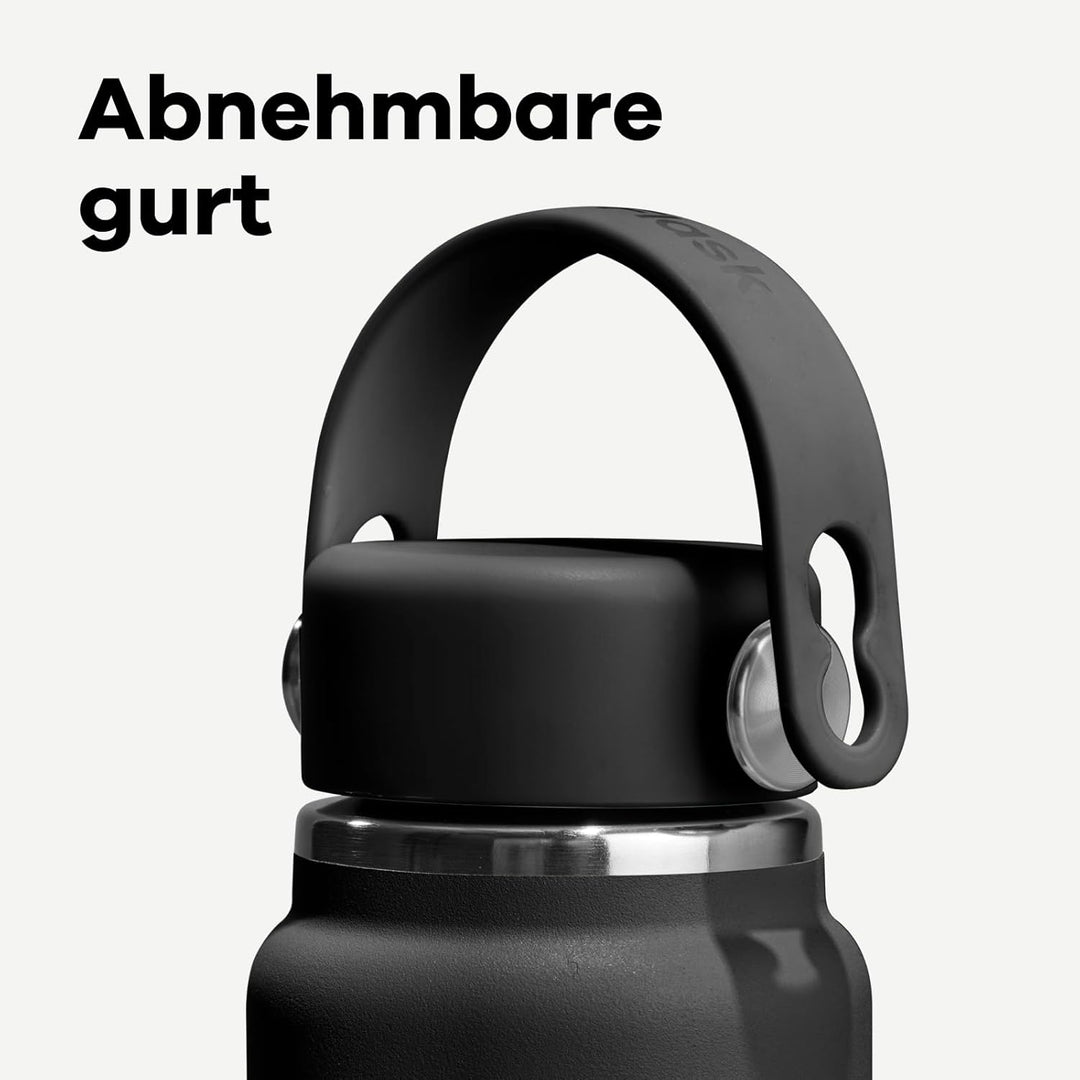 Hydro Flask – Micro Hydro 200 ml (6.7 oz) – Auslaufsichere, isolierte Mini-Flasche mit Clip-On-Trage