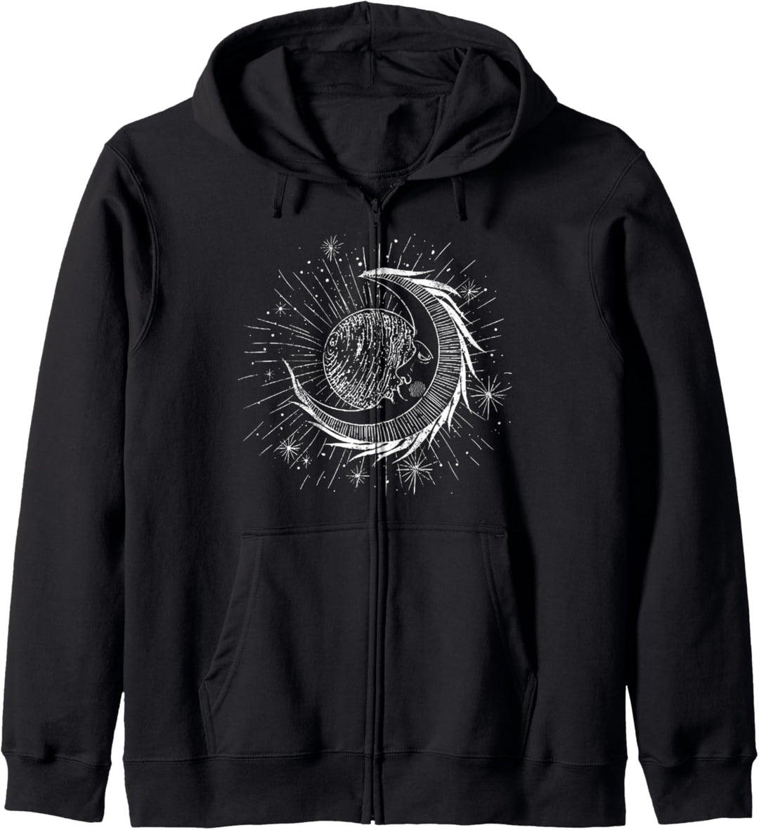 Boho Mond Sonne Astrologie Geschenk Kapuzenjacke