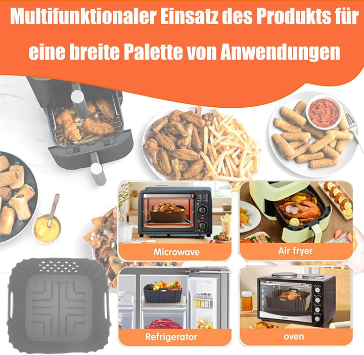Heissluftfritteuse Zubehör für Ninja Double Stack Heissluftfritteuse 7,6 L Airfryer SL300EU, Silikon