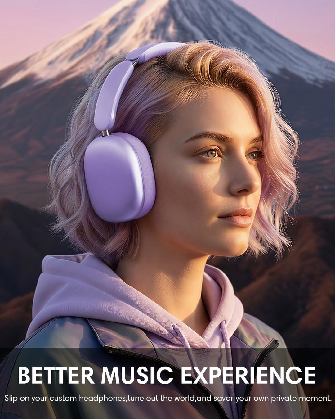 Wentronic Y02 Aktive Noise Cancelling Kopfhörer,60 Std.5 EQ-Musikmodi,Hi-Res-Audio,Tiefe Bässe,faltb