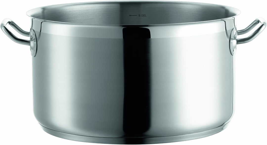 Mäser, Serie Professional, Fleischtopf 28 cm, Topf aus hochwertigem Edelstahl 18/10, Induktion, Lite