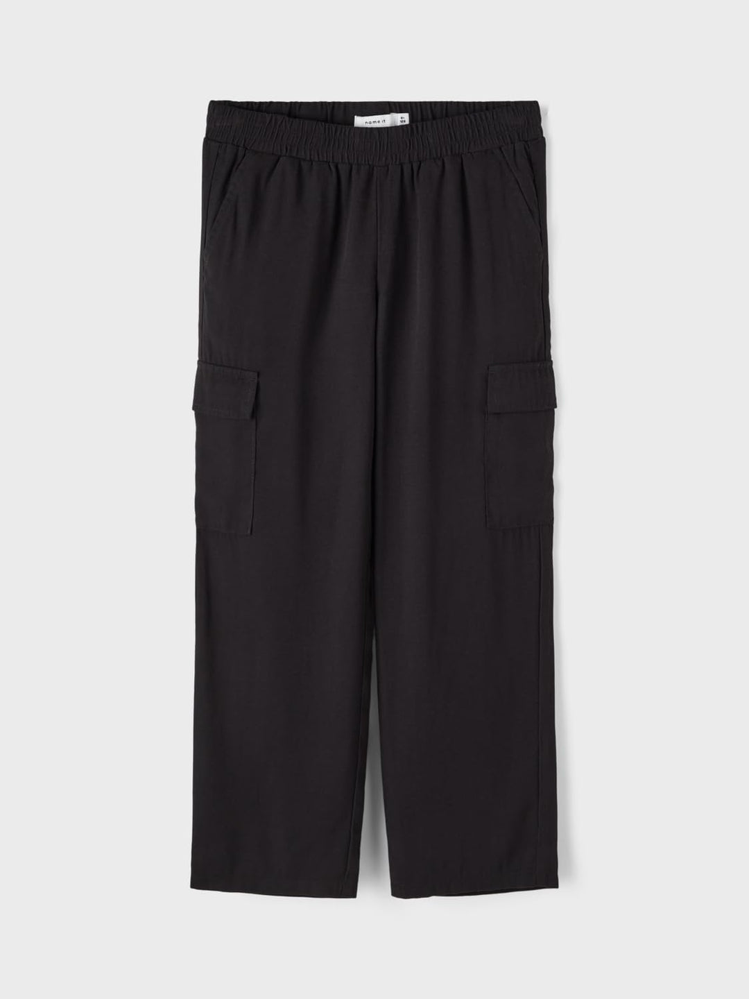 NAME IT Girl Cargohose Straight Fit, Schwarz