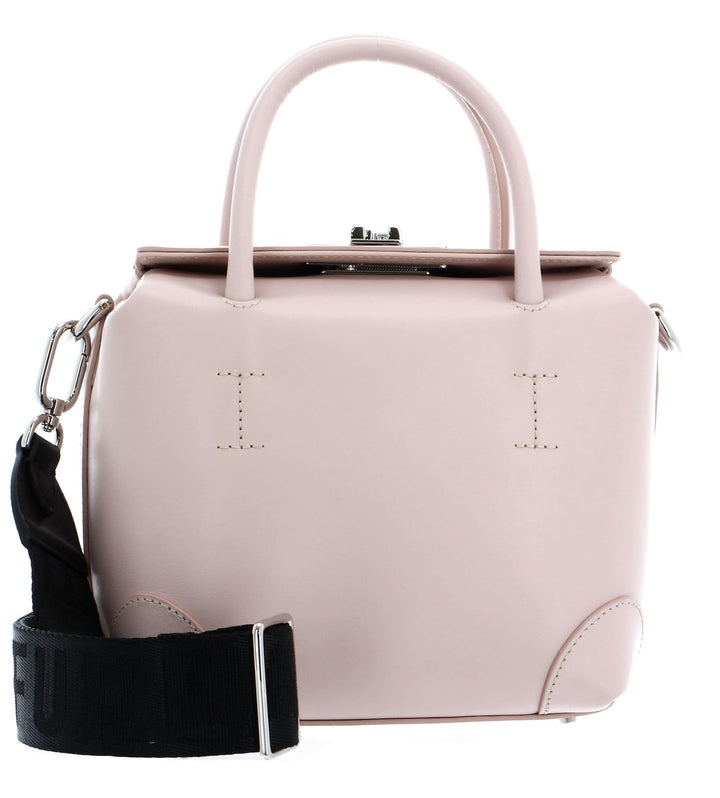 Furla 1927 Soft Mini Boston Bag Bon Bon + Nero